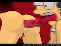 Beastiality cartoon with the Simpsons